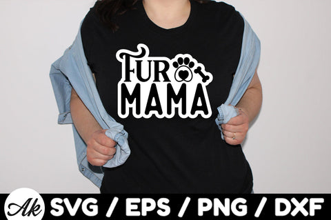 Fur mama Stickers SVG akazaddesign 