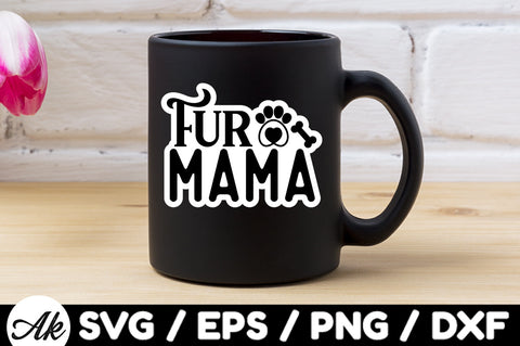 Fur mama Stickers SVG akazaddesign 