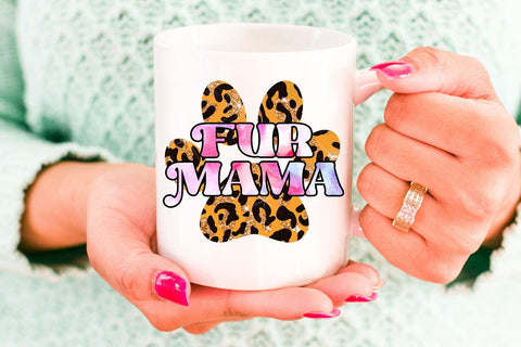 Fur Mama Sublimation I Dog Sublimation Design I Dog PNG Sublimation Happy Printables Club 