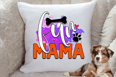 Fur mama Sublimation PNG, Dog Sublimation Design Sublimation Regulrcrative 