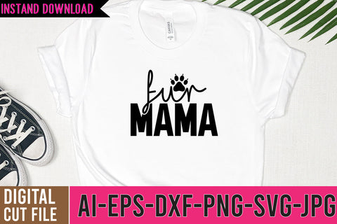 Fur Mama SVG Cut File , Fur Mama SVG Bundle SVG BlackCatsMedia 