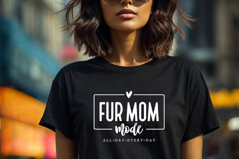 Fur Mom Mode Svg Png Files, Dog mom gifts, Cat Mom Gifts, Dog Mama Svg, Cat Mom Svg, Pet Svg, Dog Lover Svg, Fur Mom Svg SVG DesignDestine 