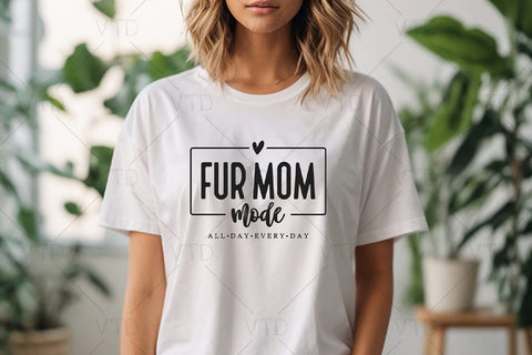 Fur Mom Mode Svg Png Files, Dog mom gifts, Cat Mom Gifts, Dog Mama Svg, Cat Mom Svg, Pet Svg, Dog Lover Svg, Fur Mom Svg SVG DesignDestine 