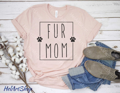 Fur Mom svg, Dog Mama SVG SVG _HelArtShop_ 