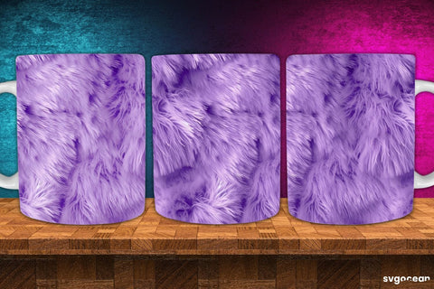 Fur Texture Mug Wrap Bundle | 11 Oz | Sublimation Sublimation SvgOcean 
