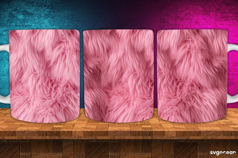 Fur Texture Mug Wrap Bundle | 11 Oz | Sublimation Sublimation SvgOcean 
