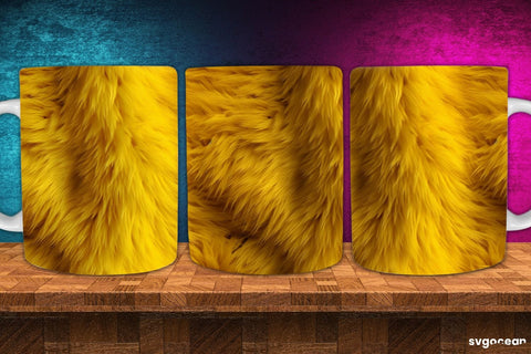 Fur Texture Mug Wrap Bundle | 11 Oz | Sublimation Sublimation SvgOcean 