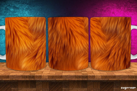 Fur Texture Mug Wrap Bundle | 11 Oz | Sublimation Sublimation SvgOcean 