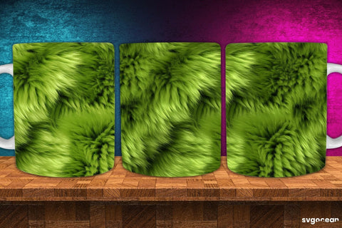 Fur Texture Mug Wrap Bundle | 11 Oz | Sublimation Sublimation SvgOcean 