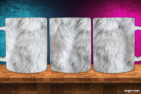 Fur Texture Mug Wrap Bundle | 11 Oz | Sublimation Sublimation SvgOcean 