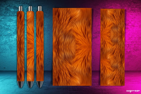 Fur Texture Pen Wrap Bundle | Sublimation Sublimation SvgOcean 