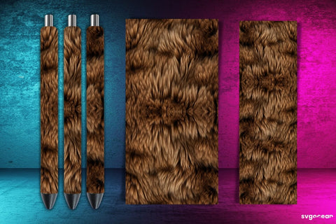 Fur Texture Pen Wrap Bundle | Sublimation Sublimation SvgOcean 