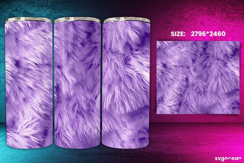 Fur Texture Tumbler Wrap Bundle | 20 Oz | Sublimation Sublimation SvgOcean 