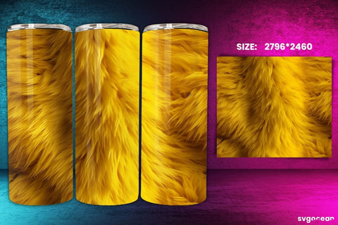 Fur Texture Tumbler Wrap Bundle | 20 Oz | Sublimation Sublimation SvgOcean 
