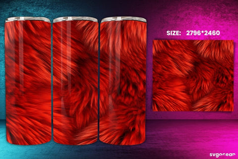 Fur Texture Tumbler Wrap Bundle | 20 Oz | Sublimation Sublimation SvgOcean 