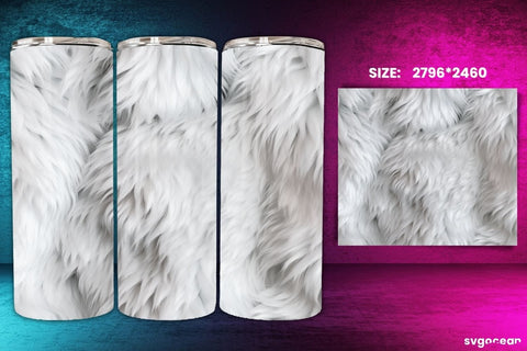 Fur Texture Tumbler Wrap Bundle | 20 Oz | Sublimation Sublimation SvgOcean 