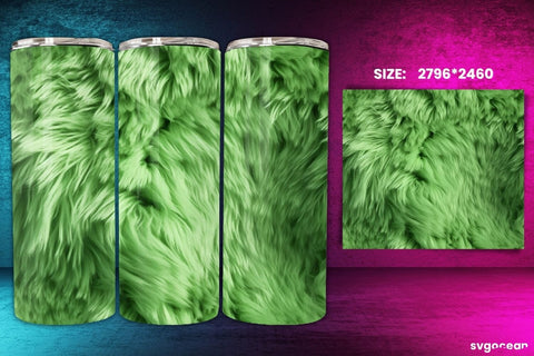 Fur Texture Tumbler Wrap Bundle | 20 Oz | Sublimation Sublimation SvgOcean 