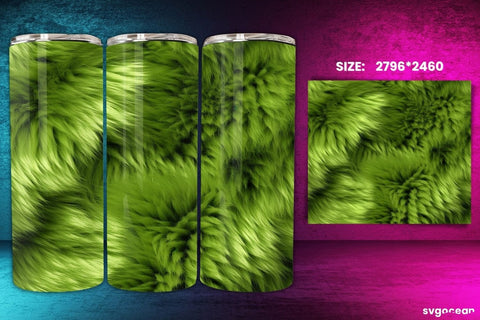 Fur Texture Tumbler Wrap Bundle | 20 Oz | Sublimation Sublimation SvgOcean 