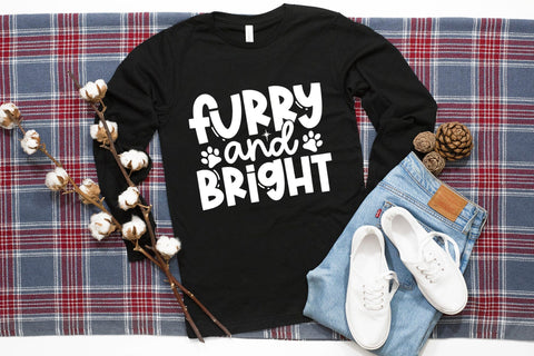 Furry and Bright SVG - Christmas Dog SVG SVG CraftLabSVG 