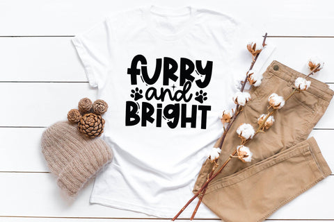Furry and Bright SVG - Christmas Dog SVG SVG CraftLabSVG 