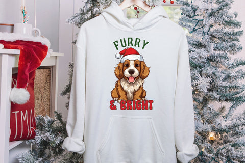 Furry & Bright, Christmas PNG Sublimation Sublimation CraftLabSVG 