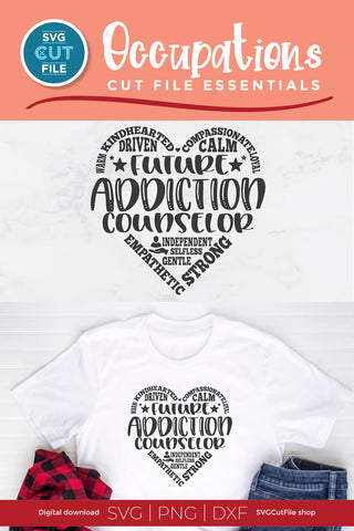 Future Addiction Counselor SVG subway art SVG SVG Cut File 
