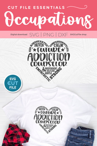 Future Addiction Counselor SVG subway art SVG SVG Cut File 