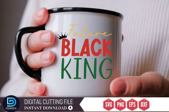 Future black king SVG SVG DESIGNISTIC 