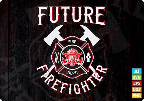 Future Firefighter Svg Png Files SVG DesignDestine 