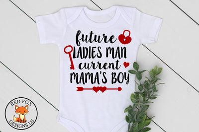 Future Ladies Man Current Mama's Boy Svg Dxf Png Cutting Files SVG RedFoxDesignsUS 