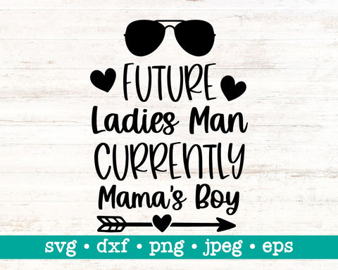 Future ladies man currently mama’s boy, Boy valentine’s day svg, Valentine’s day svg, Toddler valentine’s svg, Funny svg, Valentines day SVG MAKStudion 