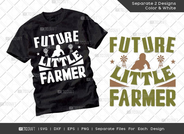Future Little Farmer SVG Cut File | Farm Svg | Farmer Svg | Pregnancy Announcement Svg | Agriculture Svg | Dxf | Eps | Png | Tshirt Design SVG ETC Craft 