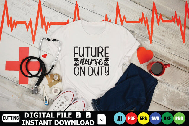 Future Nurse On Duty SVG Shahin alam 