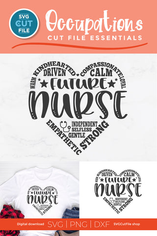Future Nurse svg subway art SVG SVG Cut File 