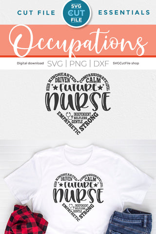Future Nurse svg subway art SVG SVG Cut File 