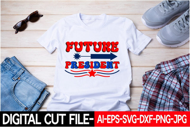 Future President Retro Svg SVG Blessedprint 