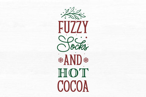 Fuzzy socks and hot cocoa SVG Design SVG Regulrcrative 