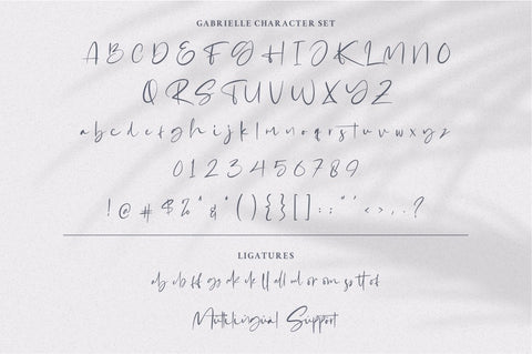 Gabrialle - Casual Script Font Font StringLabs 