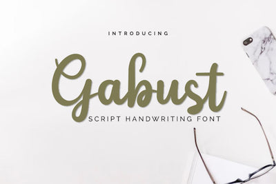 Gabust Font twinletter 