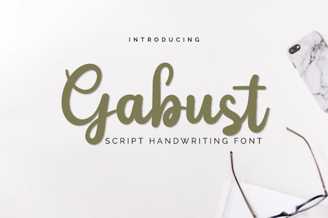 Gabust Font twinletter 