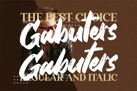 Gabuters Font Letterena Studios 