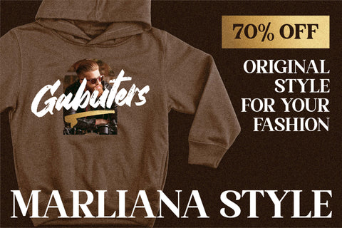 Gabuters Font Letterena Studios 