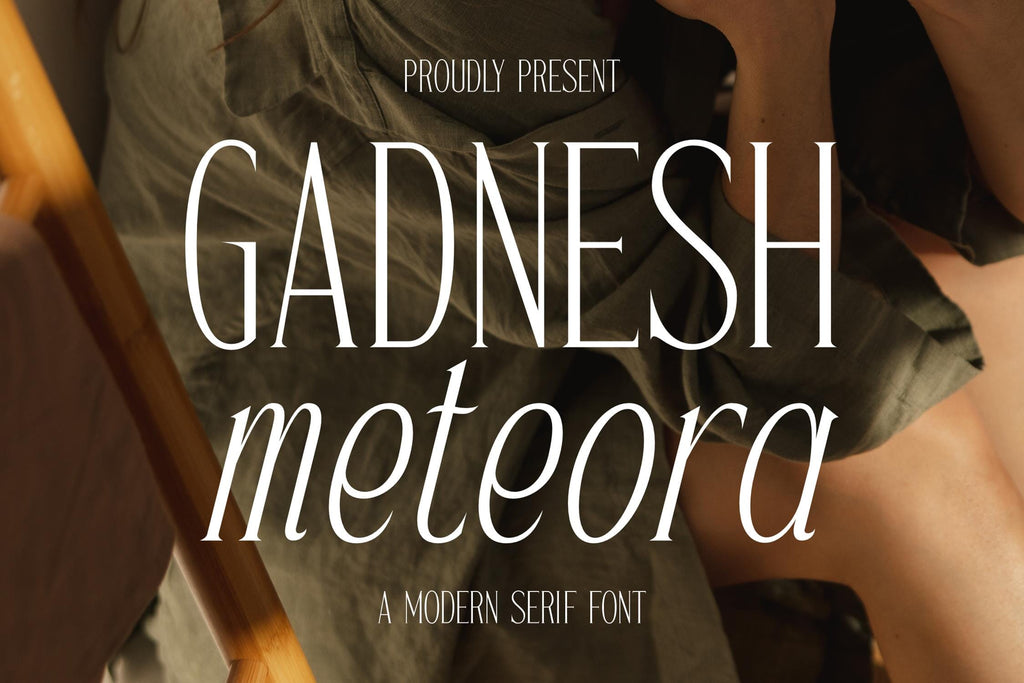 Gadnesh Meteora Typeface - So Fontsy
