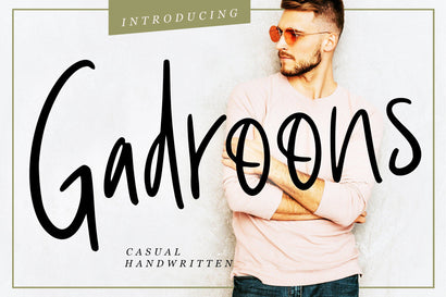 Gadroons Casual Handwritten Font Creatype Studio 