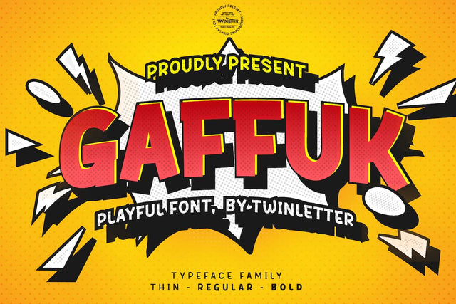 Gaffuk Font twinletter 