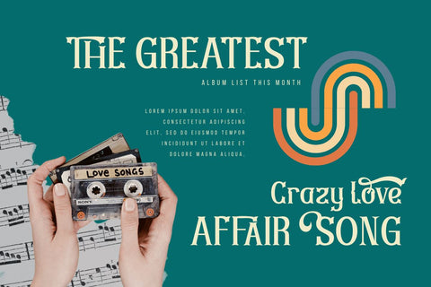 Gafineth – Serif Classic Modernism Font Font twinletter 