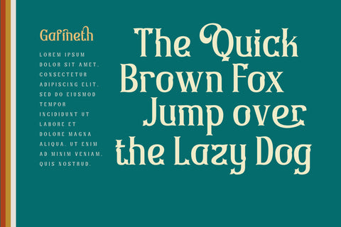 Gafineth – Serif Classic Modernism Font Font twinletter 