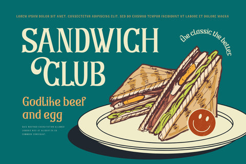 Gafineth – Serif Classic Modernism Font Font twinletter 