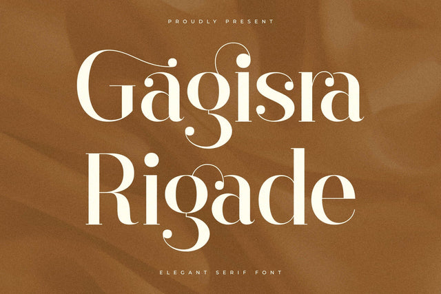 Gagisra Rigade Typeface Font Storytype Studio 