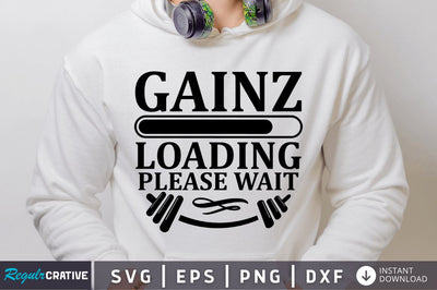 Gainz loading please wait SVG SVG Regulrcrative 